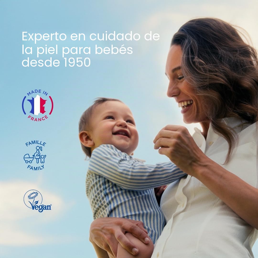 Mustela Leche Solar Spf 50, Rostro, Cuerpo, Con Perseosa de Aguacate, Bebés, Niños, Toda la Familia, Adecuada para el Embarazo - Muy Alta Protección contra los Rayos UVB y UVA (100ml)