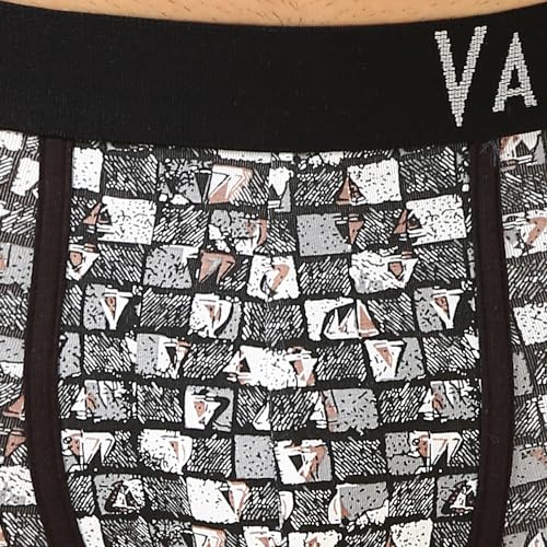 Image of Van Heusen Men's Cotton Trunk - Pack of 1 | Contoured pouch for support | Antibacterial Briefs | Sweat Absorbant | Moistue Wicking | Breathable Everyday Underwear | Long Lasting Color| Fun Prints | Style 10051