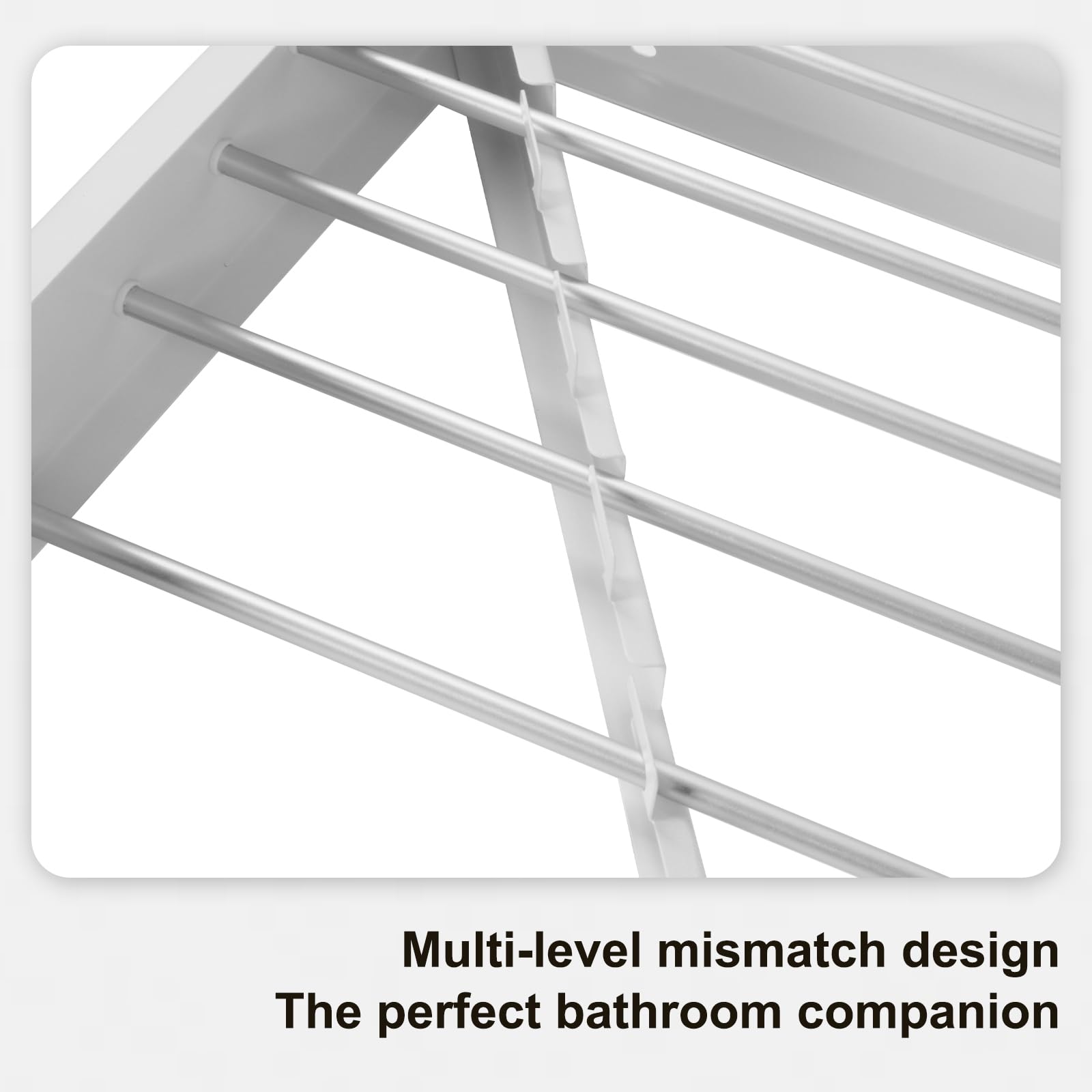 Stendibiancheria da parete retrattile e pieghevole,Spazio efficiente e versatile, carico 30 kg,Design moderno (Bianco, 80cm)