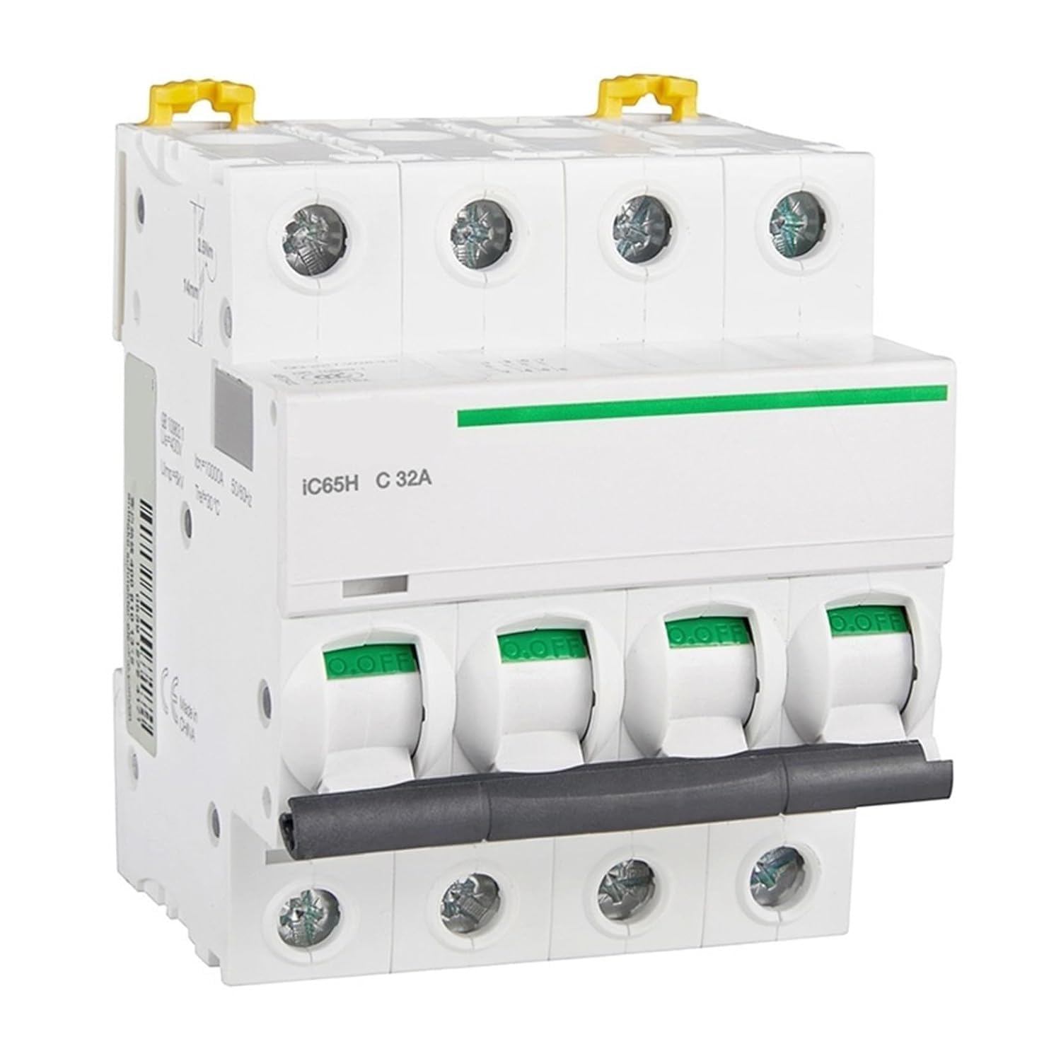 Disjoncteur miniature iC65H 4P A9F28401 protection tableau électrique 10 kA Type C
