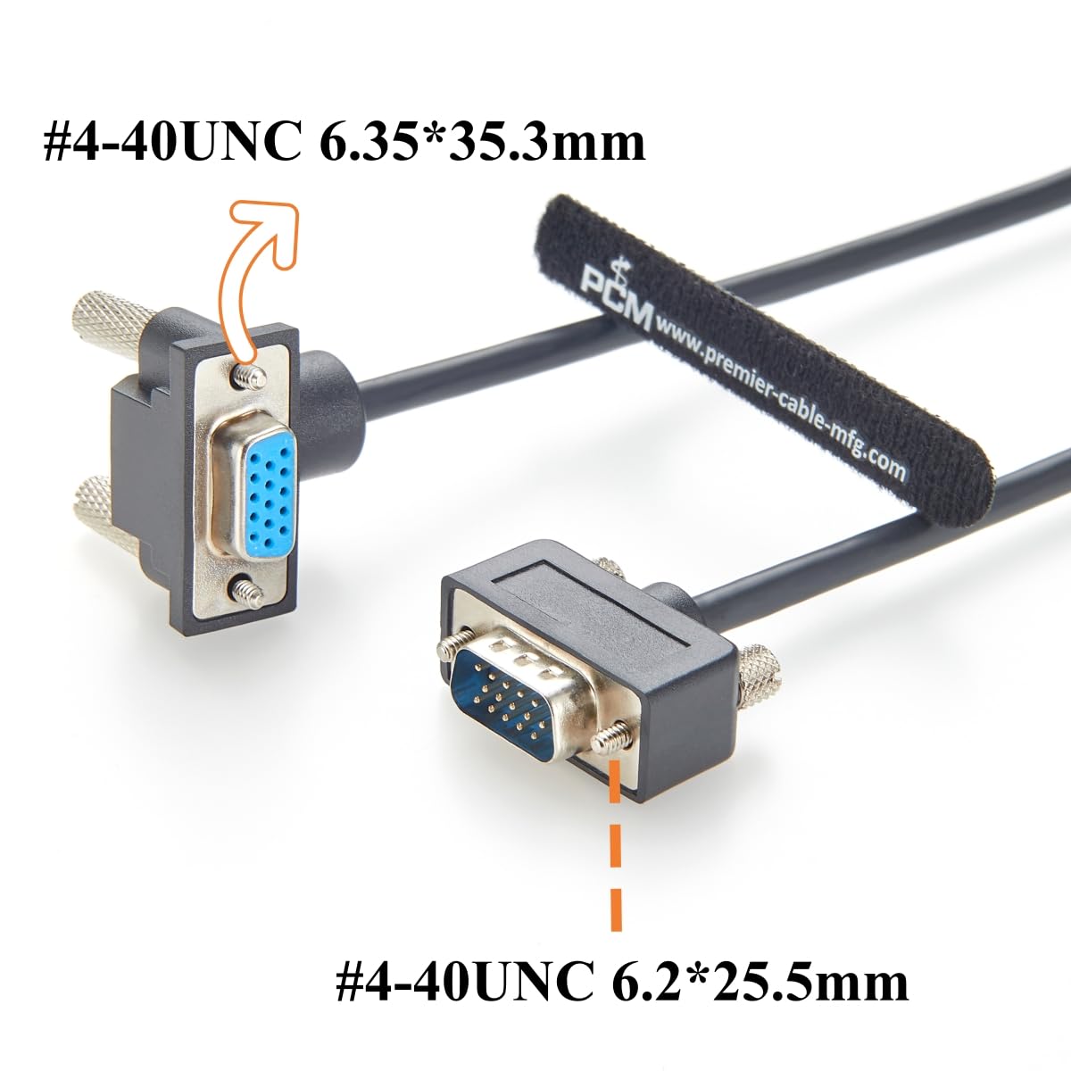 Up Angled Low Profile VGA HD15 Male to Female Extension Cable 90 Degree SVGA Monitor Video Cable 1920x1080P Full HD for PC, Laptop, Projector (Up, 2M/6.6FT)