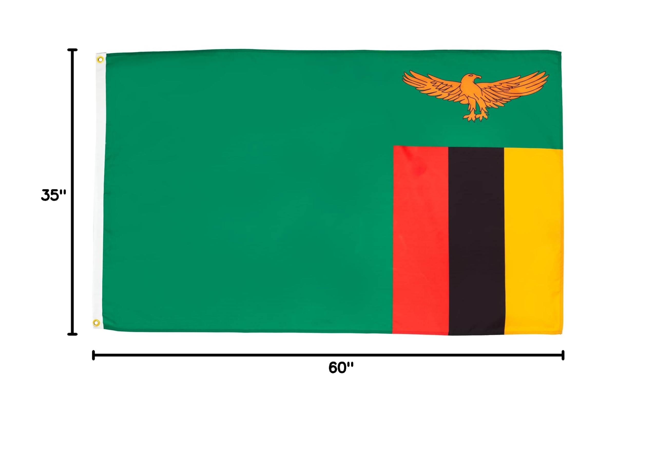 AZ FLAG - Sierra Leone Flag - 2x3 Ft - 100D Polyester Sierra Leonese Banner with Two Metal Grommets - Fade Resistant - Vivid Colors - 2' x 3' Feet - 90x60 Cm — view 234