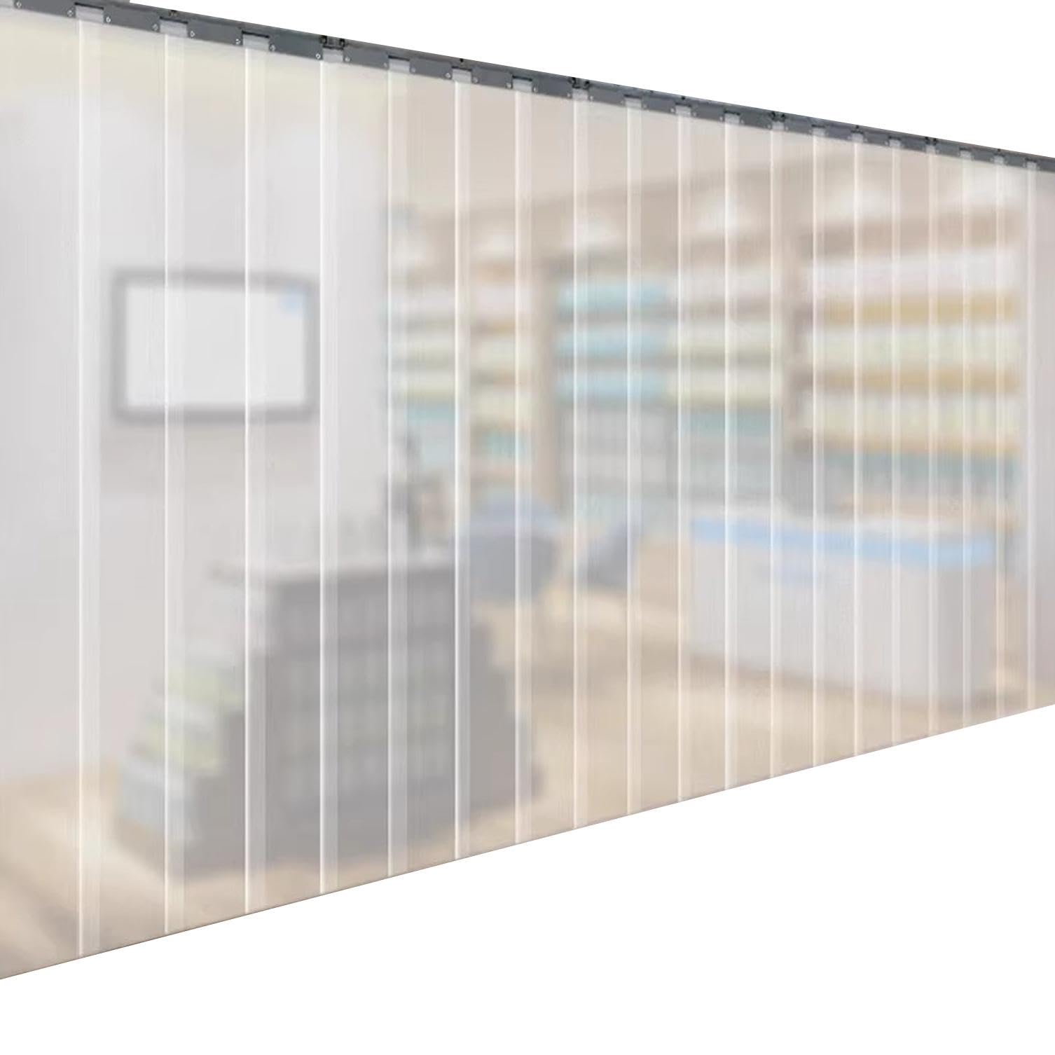 Lamelles de Rideau de Bande de PVC, kit Industriel de Rideau de Bande, Entièrement pré - installé Opaque, pour Les écuries, Paddocks et Halls Personnalisable,Höhe225cm-Breite120cm