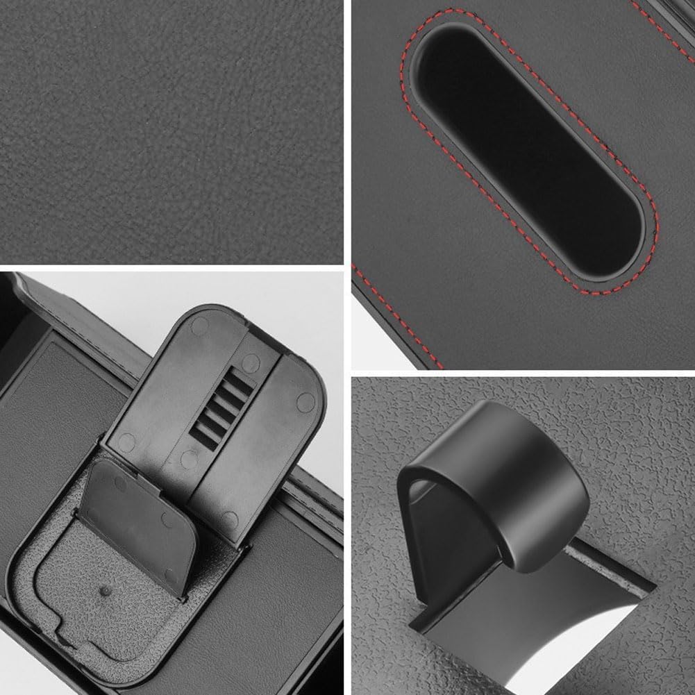 GUKKO Autositz-Organizer Für Benz B 180 - Mit Getränkehaltern & Tissue-Box