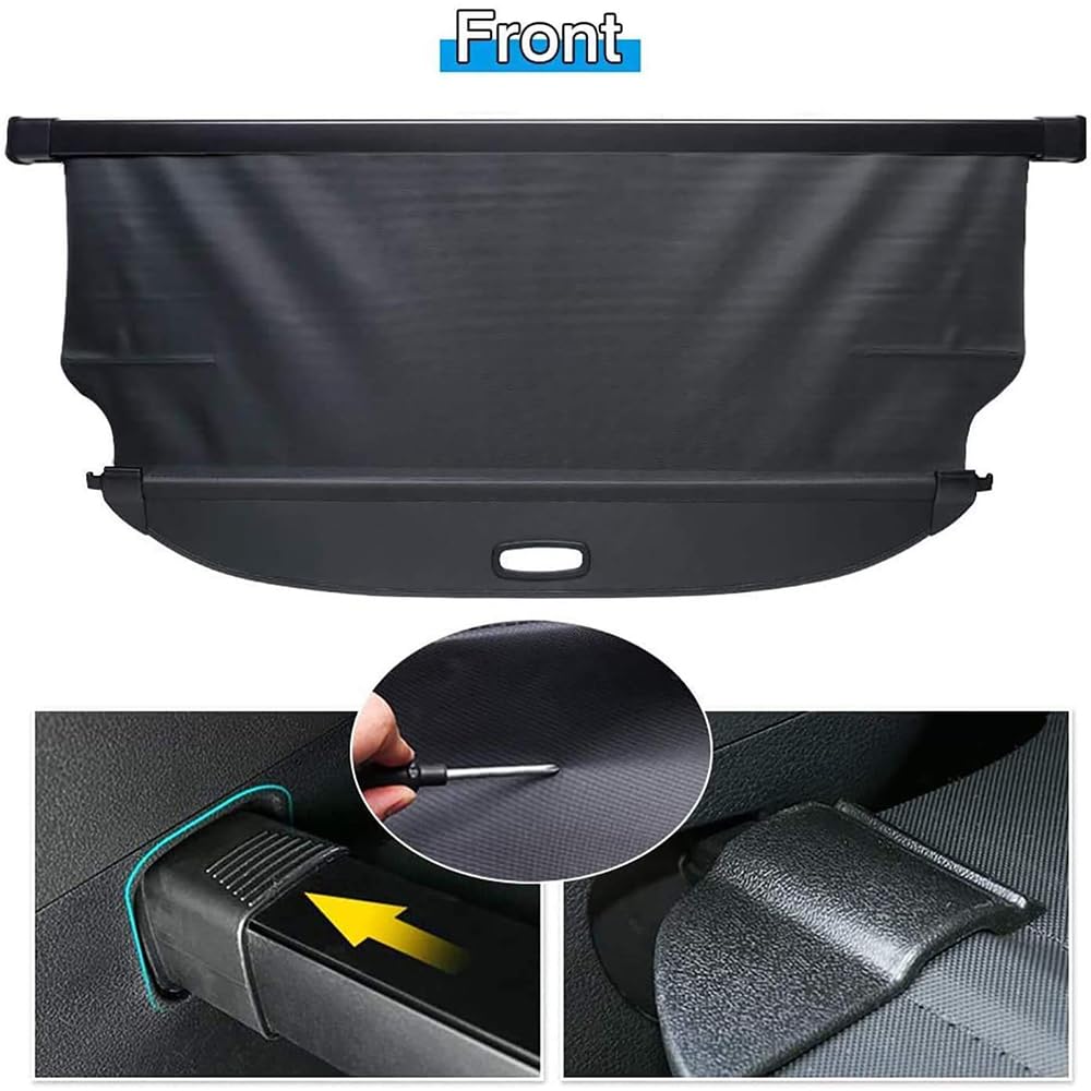 Cache Bagages Rétractable Pour Toyota Land Cruiser Prado 150 (2010-2021) – Protection Coffre, étagère Et Sécurité