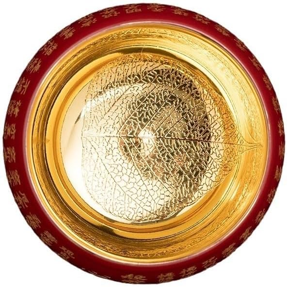 Tea Cup Gilded Teacup, Host, Set, Personal, Gold, Single Soaking Container(B)