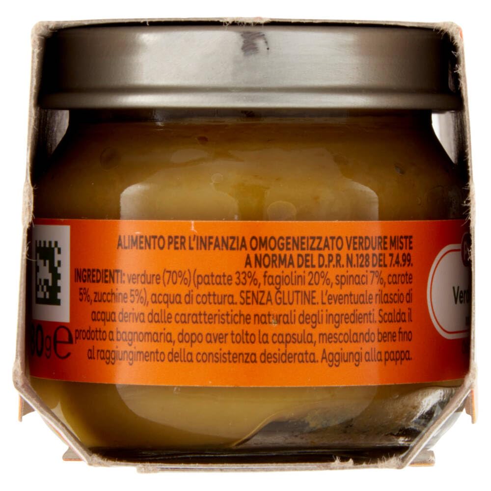 Plasmon verdure miste, 12x (2x 80g), Mit ausgewählten Zutaten, 100% natürlich, Ohne Stärken und Salz hinzugefügt + Italian Gourmet polpa 400g