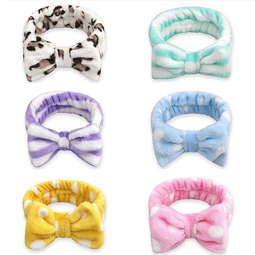 AOPRIE 6 diademas de spa para mujer, diademas de spa para lavarse la cara, diademas de spa, banda para el cabello para mujeres, maquillaje facial, AOPRIE 6 diademas de spa para mujer, diademas de spa para lavarse la cara, diademas de spa, banda para el cabello para mujeres, maquillaje facial,