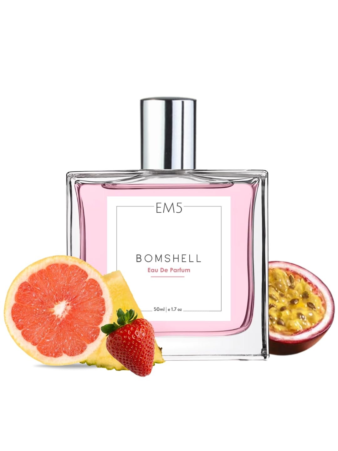 EM5™ Bombshell Perfume for Women | Vanilla Coffee White Floral Fragrance | Strong & Long Lasting EDP Spray | Luxury Gift for Women