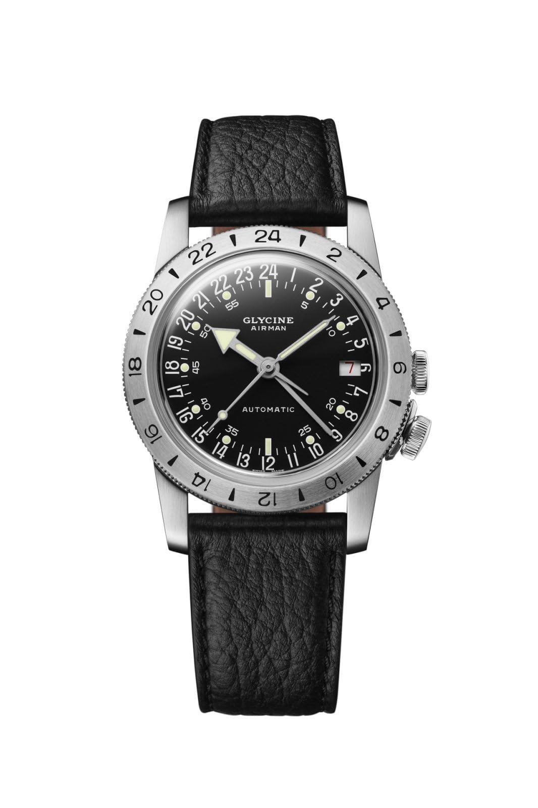 Glycine Men's Airman No. 1 GMT 36mm Automatic Watch GL0370