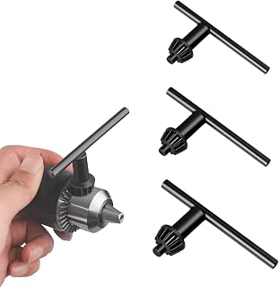 ドリルチャックキー 六角軸チャックキー T型ハンドル 3個セット 10mm 13mm 16mm 電動ドリルチャックアダプター 電動工具