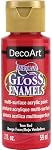 DecoArt DAG67-30 Americana Gloss Enamel Paint, 2-Ounce, Black
