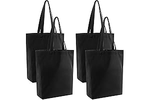 Black Canvas Tote Bag: Versatile and Durable Companion
