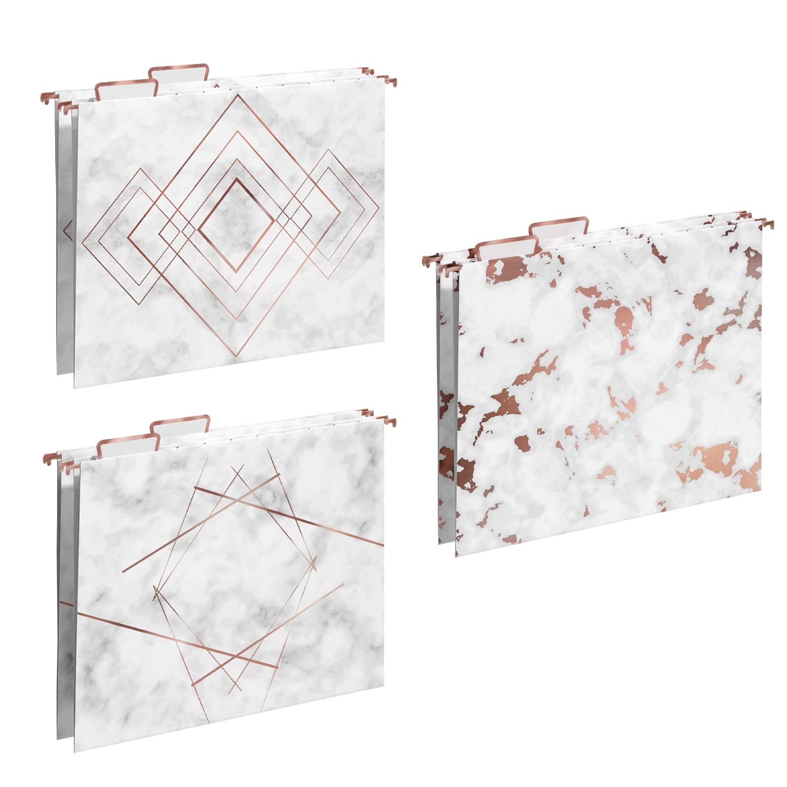 Fei Bi 6 Pack Morandi Color Hanging File Folders With Pocket Letter Size Decorative File Folder Cute Pretty Hanging Folder For Office Home School With