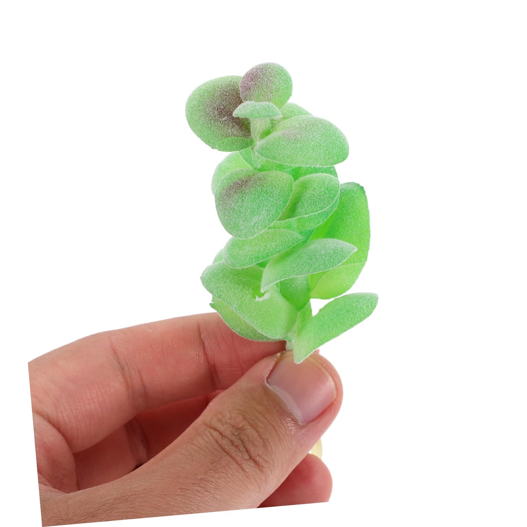 Suculentas Artificiales Mini 15 Piezas Plástico PVC Verde