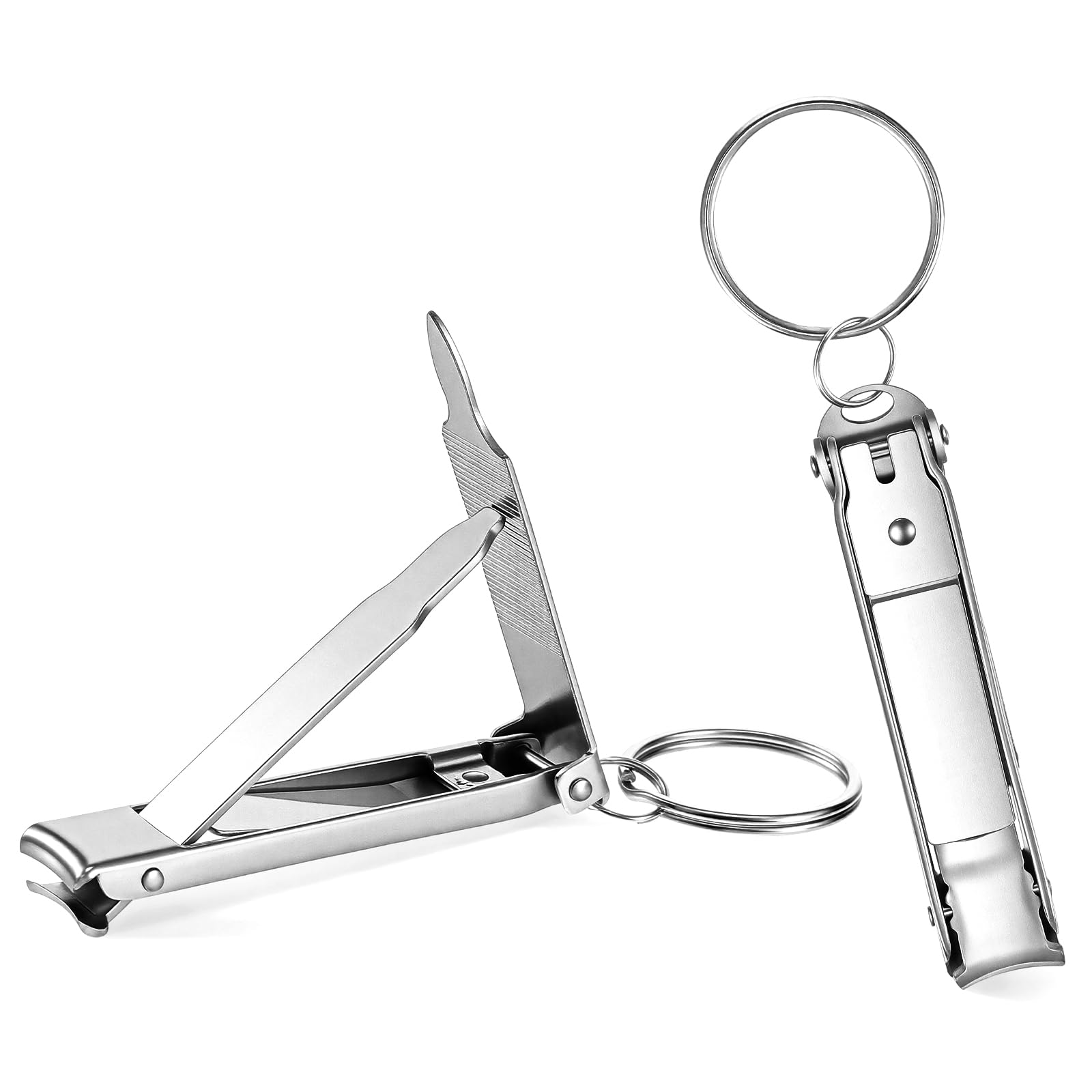 Lusofie 2PCS Travel Nail Clippers