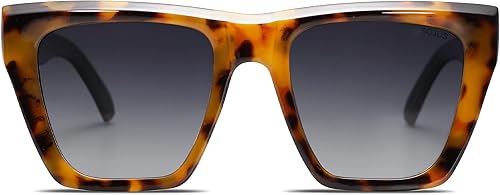 Miniatura 7 de SOJOS Gafas de sol polarizadas cuadradas vintage de gran tamaño con ojo de gato para mujer a la moda estilo ojo de gato SJ2179