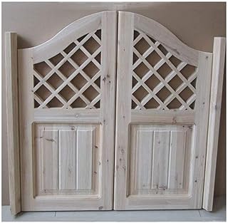 Portes Battantes Méditerranéen Saloon Porte Battante, Taille Personnalisable Portes Intérieures Comprend Une Charnière La Grille Bar Portail Gratuit Entrée Entrée du Restaurant ( Size : 80x70cm )