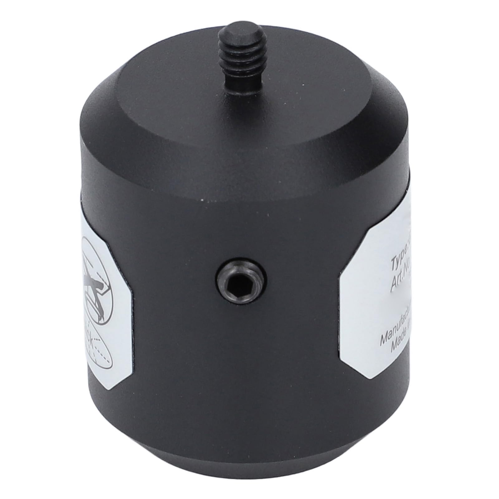 SEAFRONT Adapter Pryzmowy 5/8-11 do 1/4 Cala RTK Adapter do Tyczki Geodezyjnej ze Stopu Aluminium, o Lekkiej Konstrukcji, Tachimetru Statyw z podstawą Pręta Centrującego