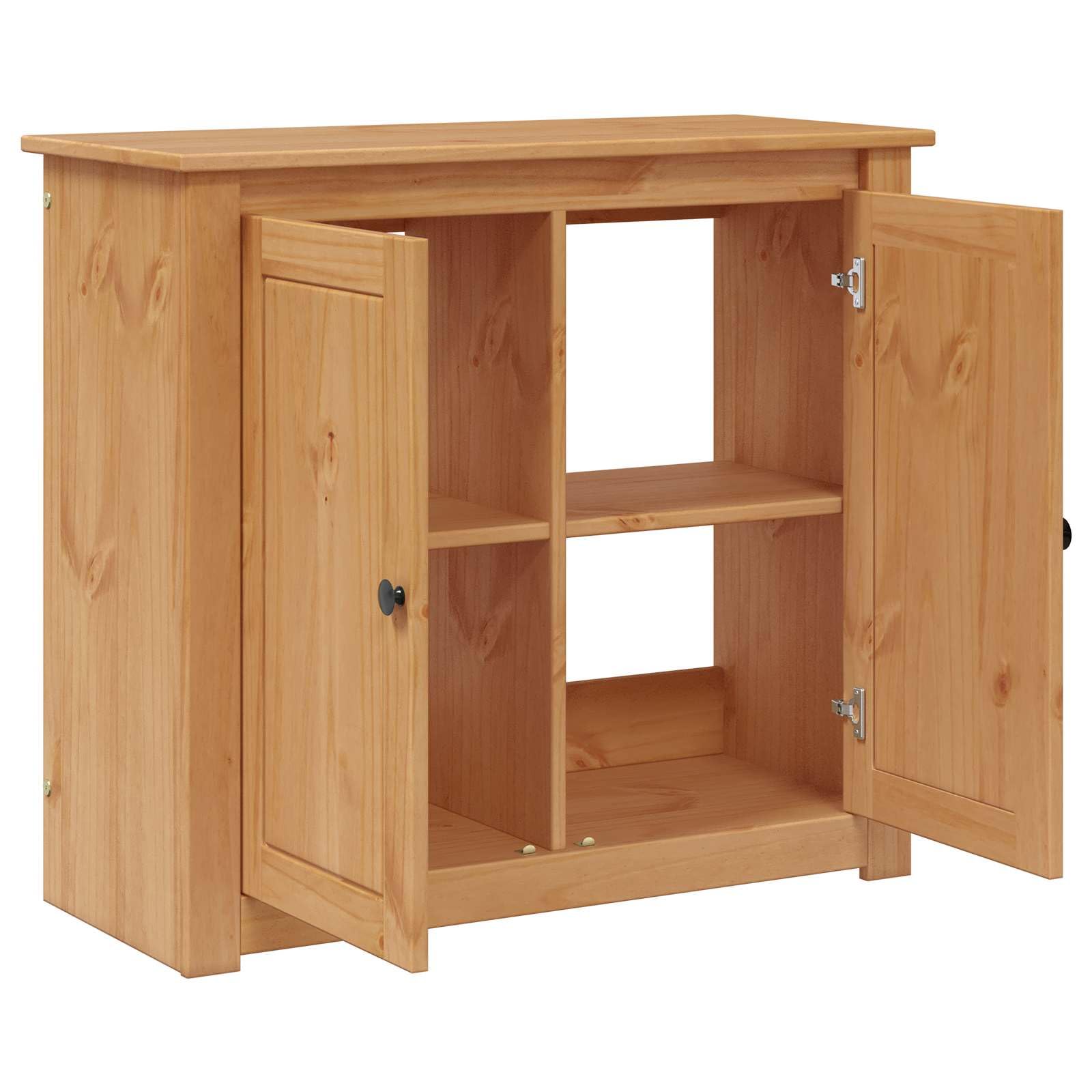 vidaXL Supporto per Acquario PANAMA Marrone 81 x 36 x 73 cm, Supporto in Legno di Pino per Acquario, Unità Moderna, Base Funzionale, Stile per Habitat Marino
