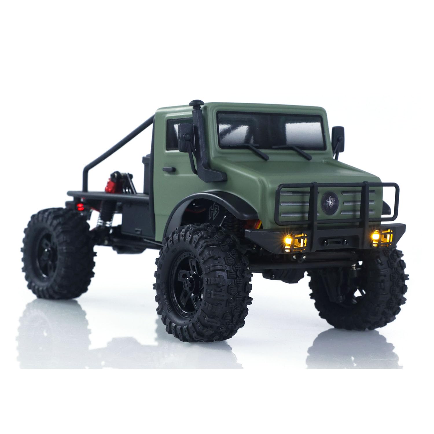 TOUCAN RC HOBBY 1/18 CR18P V3 Thunter RC coche de escalada 2.4G control inalámbrico 4WD Rock Crawler coche sin escobillas ESC RTR luces LED