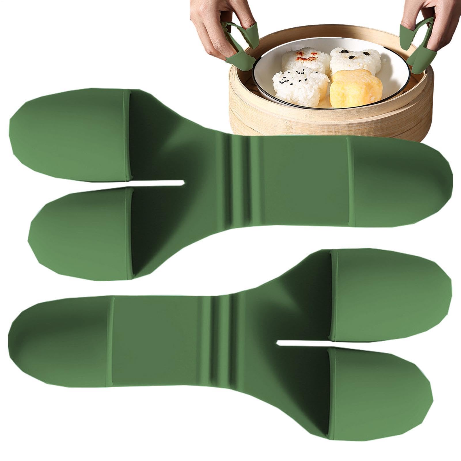 Guanti da cucina resistenti al calore e mini guanti da cucina, antiscivolo, guanti protettivi per cucinare, cuocere e friggitrice ad aria, confezione da 2