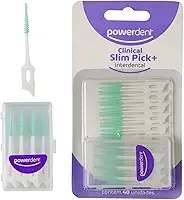 Escova Interdental Powerdent Slim Pick+ com estojo - 40 un