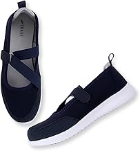 TRASE Lightweight Ballet Flats Bellies for Women, Everyday Velcro Style and Comfort, Women Office Footwear, Shoes for Woman, Ballerina for Ladies and Girls