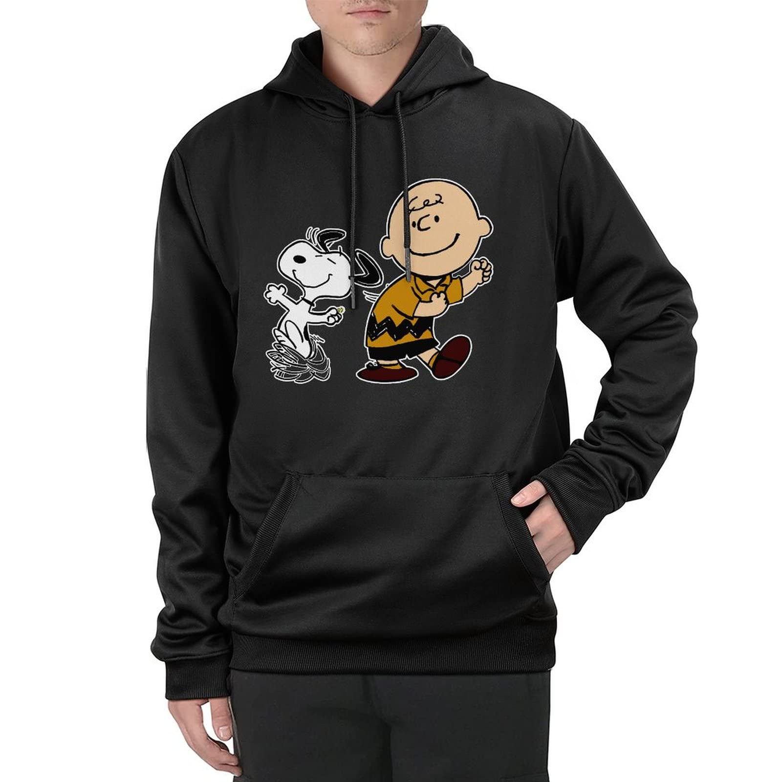 ブラウンフード付きパーカー