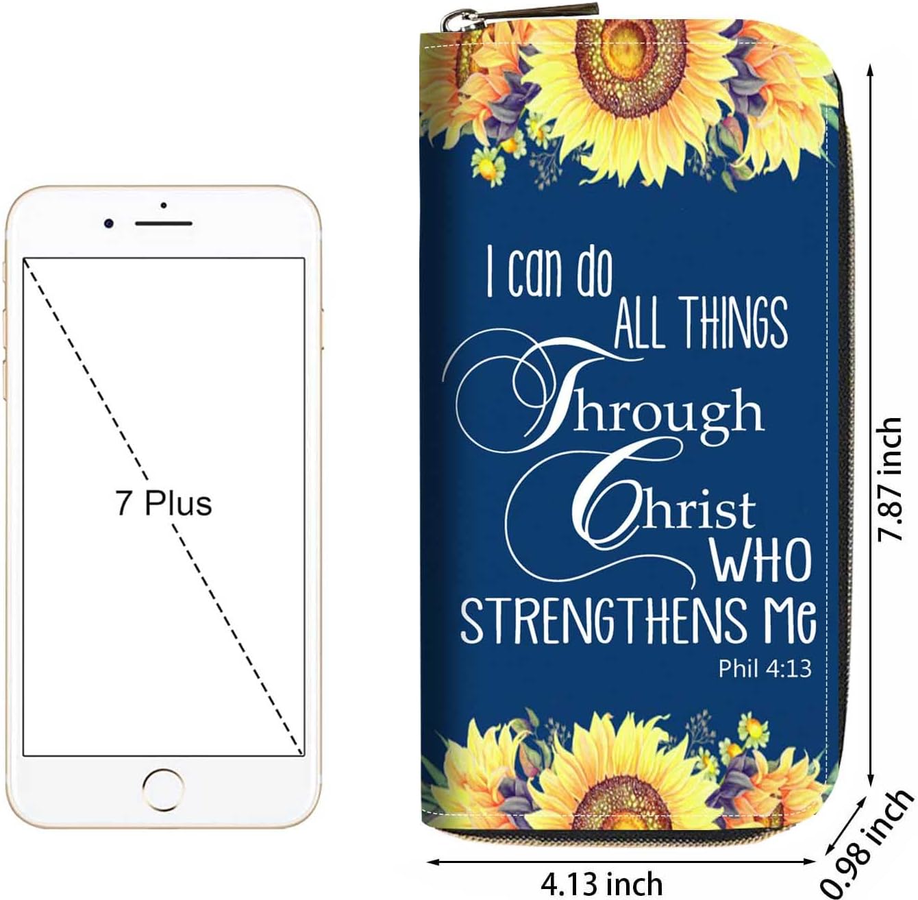 Pineapple Print Women Large Capacity Wallet PU Leather Zipper Clutch Purse for Smart Phone/Card/Coin/Cash - Image 4