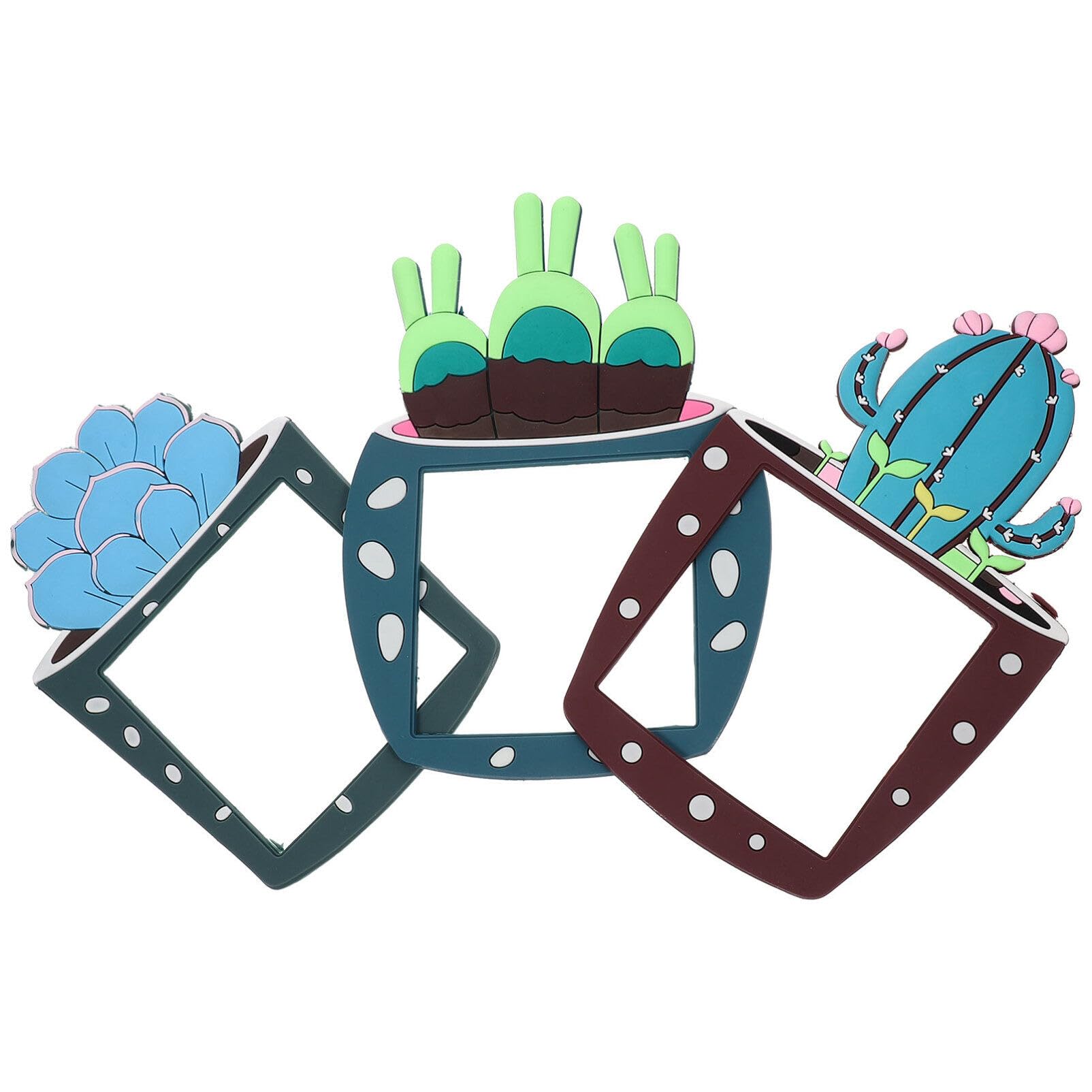 ADANN 2 Sets Sticker Light Plate Jackbox Wall Decals Electrical Light Light Decals Light Covers United States Soft Rubber Cactus