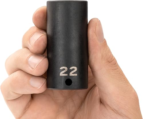Vista 243 de TEKTON 3/8 pulgadas de accionamiento x 3/4 pulgadas de profundidad 12 puntos de impacto SID13219 Profundo