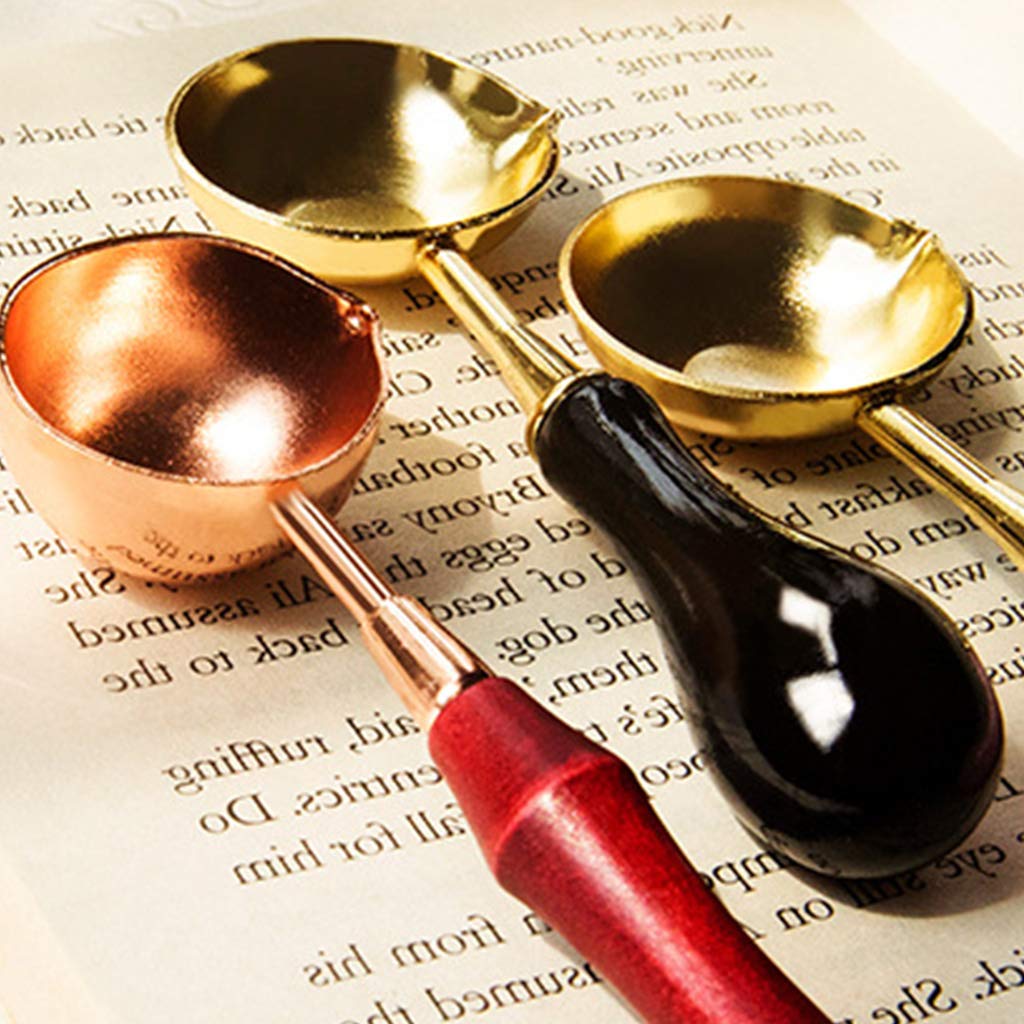 Cucchiaio Per Ceralacca FUNCOCO - Vintage, Per Sigilli Buste, Argento - Foto 4