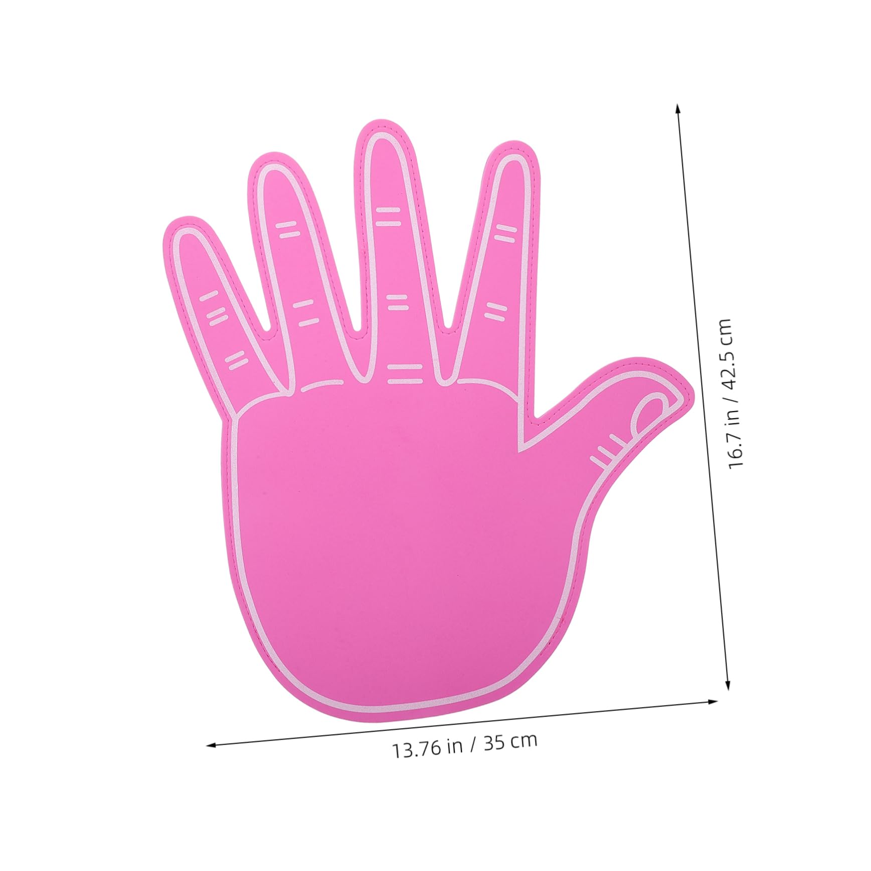 SOLUSTRE Cheerleading Foam Fingers Giant Foam Gloves Sports Themed Party Supplies Bright Colors Lightweight