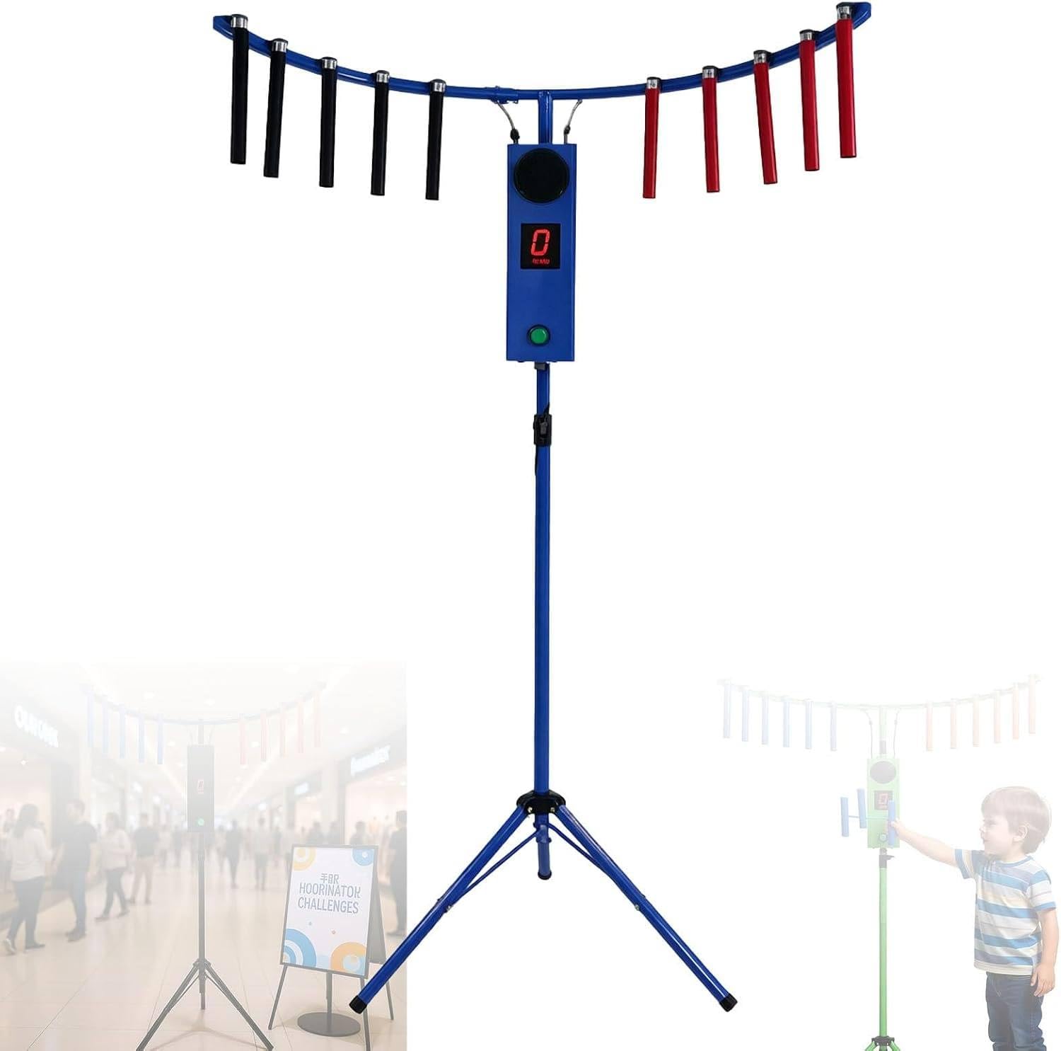 Hand Eye Coordination Training Catching Stick Game Reflex Sticks Blue