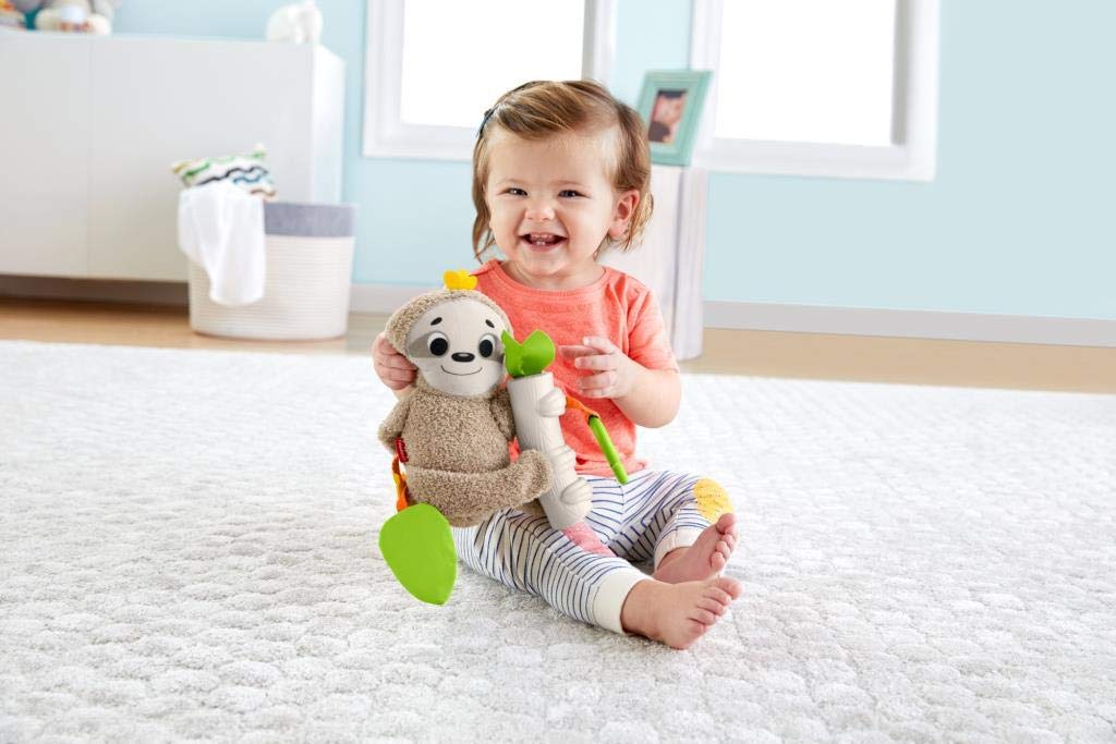 Fisher-Price GHL39 mały leniwiec zabawkowy, wielokolorowy