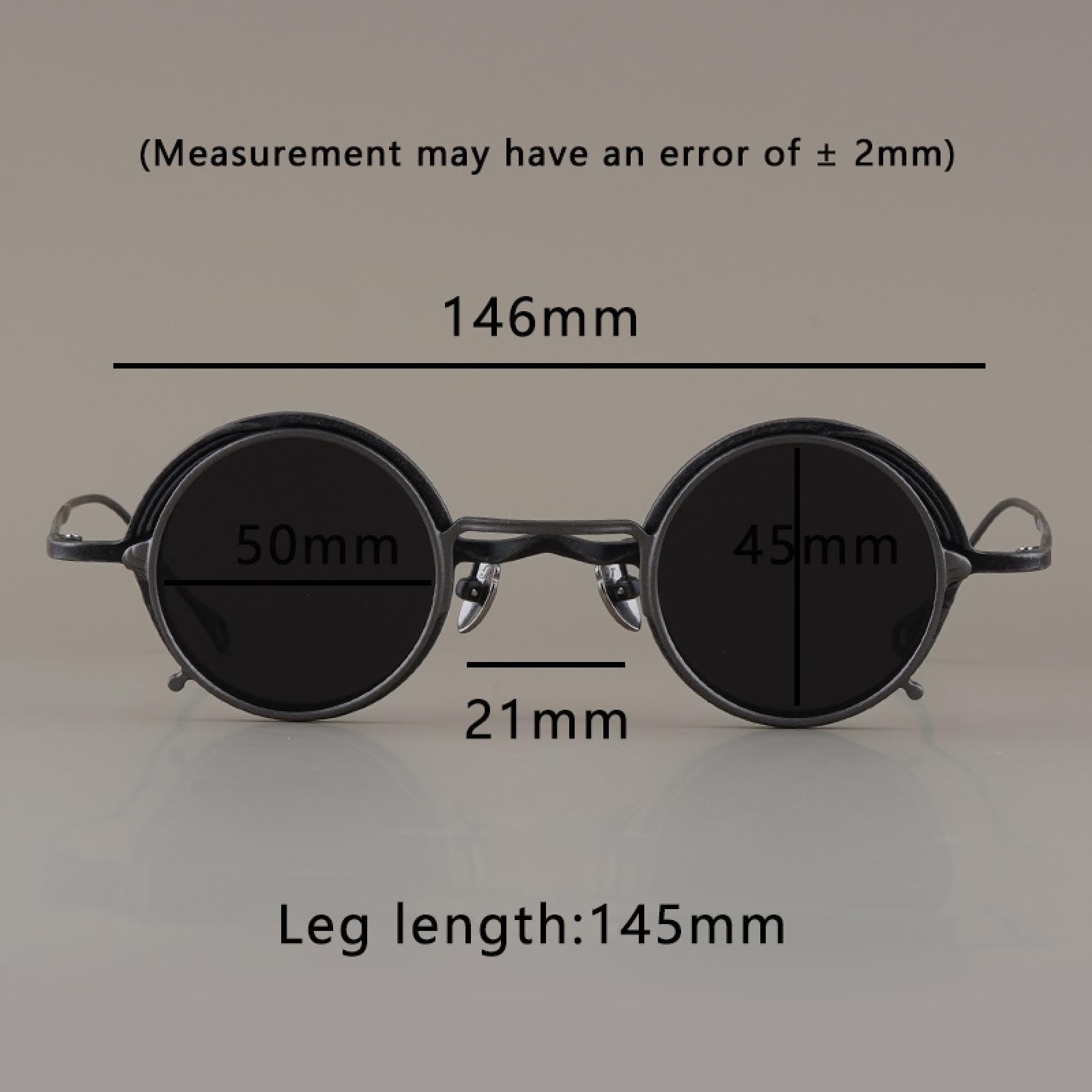 Montura de gafas vintage de titanio puro con clip magnético 2 en 1 para hombre