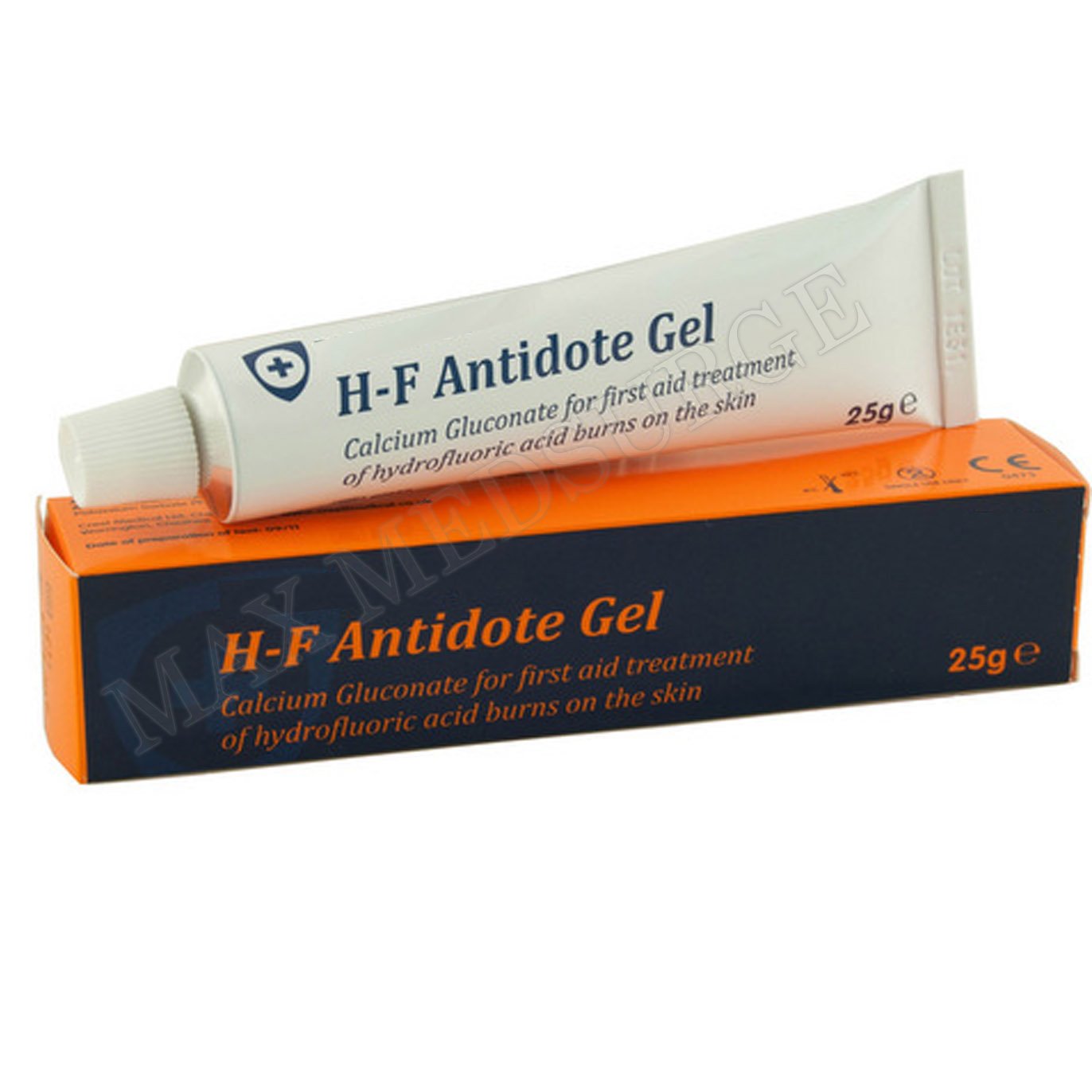 12 Pack x HF Antidote Gel (Calcium Gluconate 25g) - Hydrofluoric Acid Burn - BULK BUY