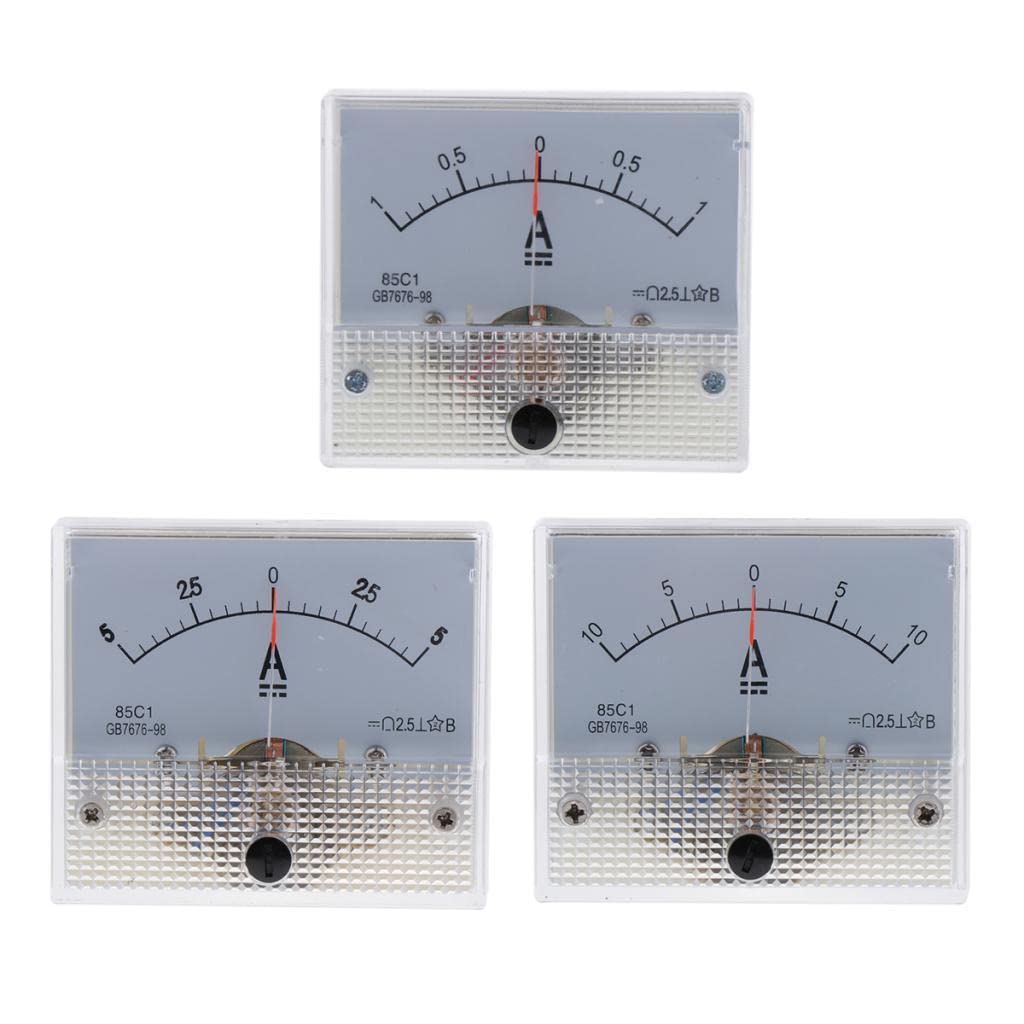 Power Consumption Monitor Sourcingmap Analog Current Panel Meter DC 0-10mA 85C1 Ammeter Volt Meter 12v