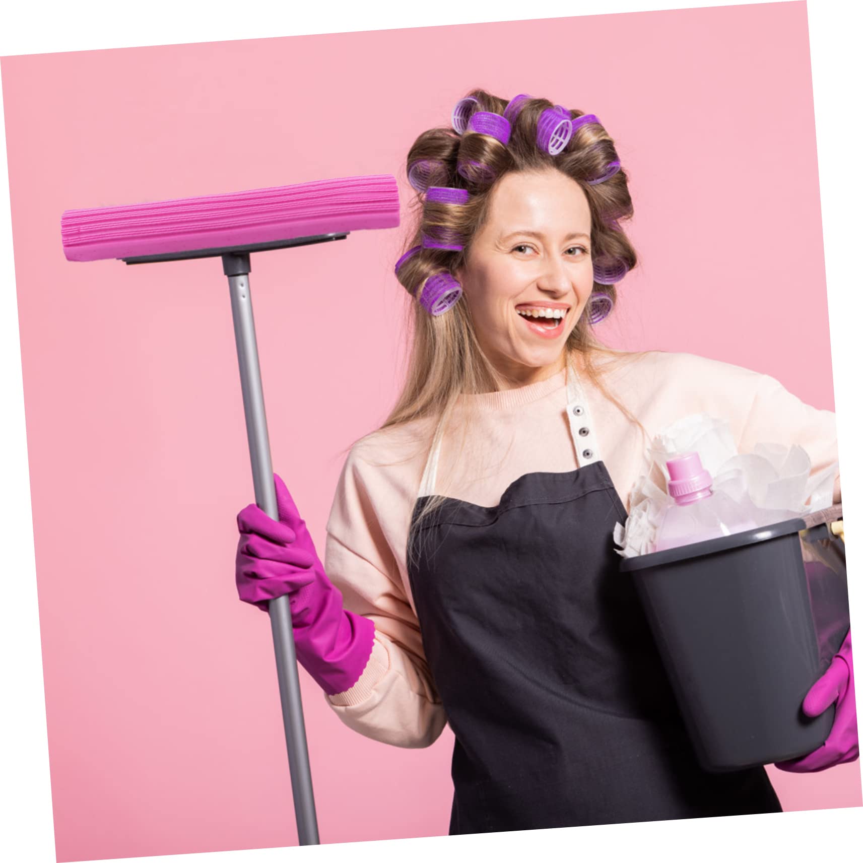 PURPLELILY Domestico Spugna Mop Per Testa Ricarica Super Acqua Assorbente Mop Ricambio Accessorio Rullo Mop Per Testa