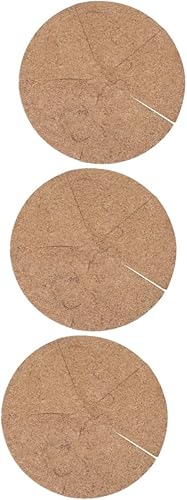 Angoily 3pcs Flower Pot Mat Coconut Planter Liners Coconut Hanging Basket Liners Coconuts Fiber Liner Foldable Coco Pad Coco Liner Coco Fiber