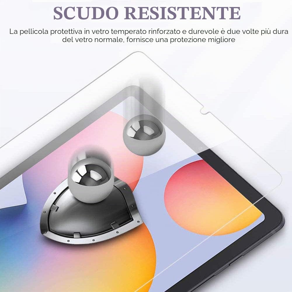 Pellicola Protettiva Vetro Temperato per Samsung Galaxy Tab S6 Lite 10,4 Pollici SM-P610/P615/P613/P619