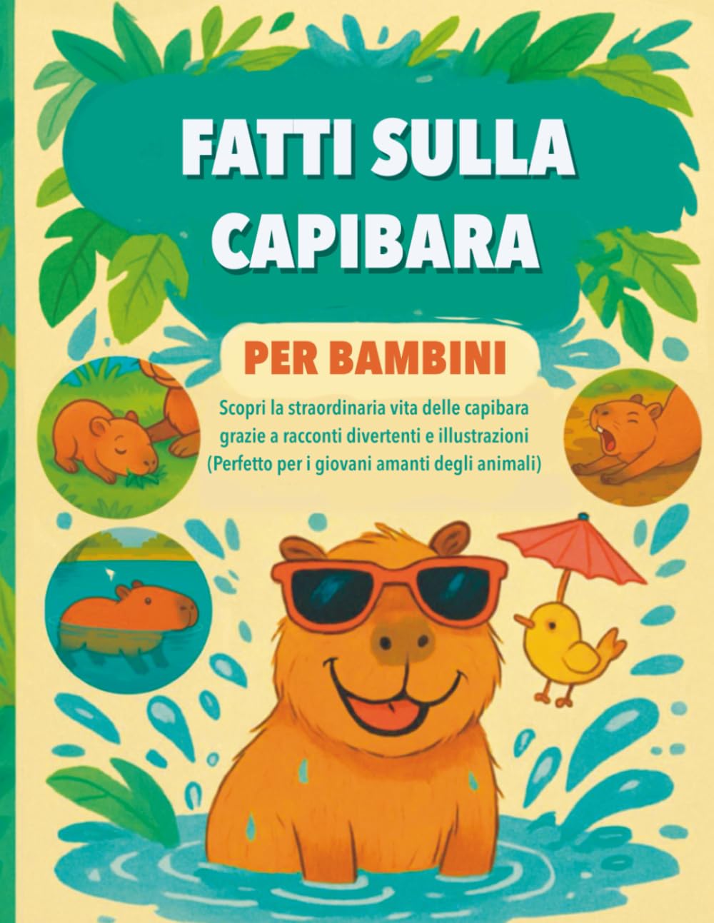 Fatti sulla Capibara per Bambini: Scopri la straordinaria vita delle capibara grazie a racconti divertenti e illustrazioni (Perfetto per i giovani amanti degli animali)