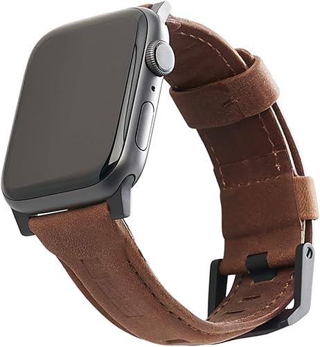 Miniatura 1 de URBAN ARMOR GEAR UAG - Correa compatible con Apple Watch de 42/41/1.575 in, iWatch Series 11/10/9/8/7/6/5/4/SE3/SE2/SE, correa de repuesto de cuero