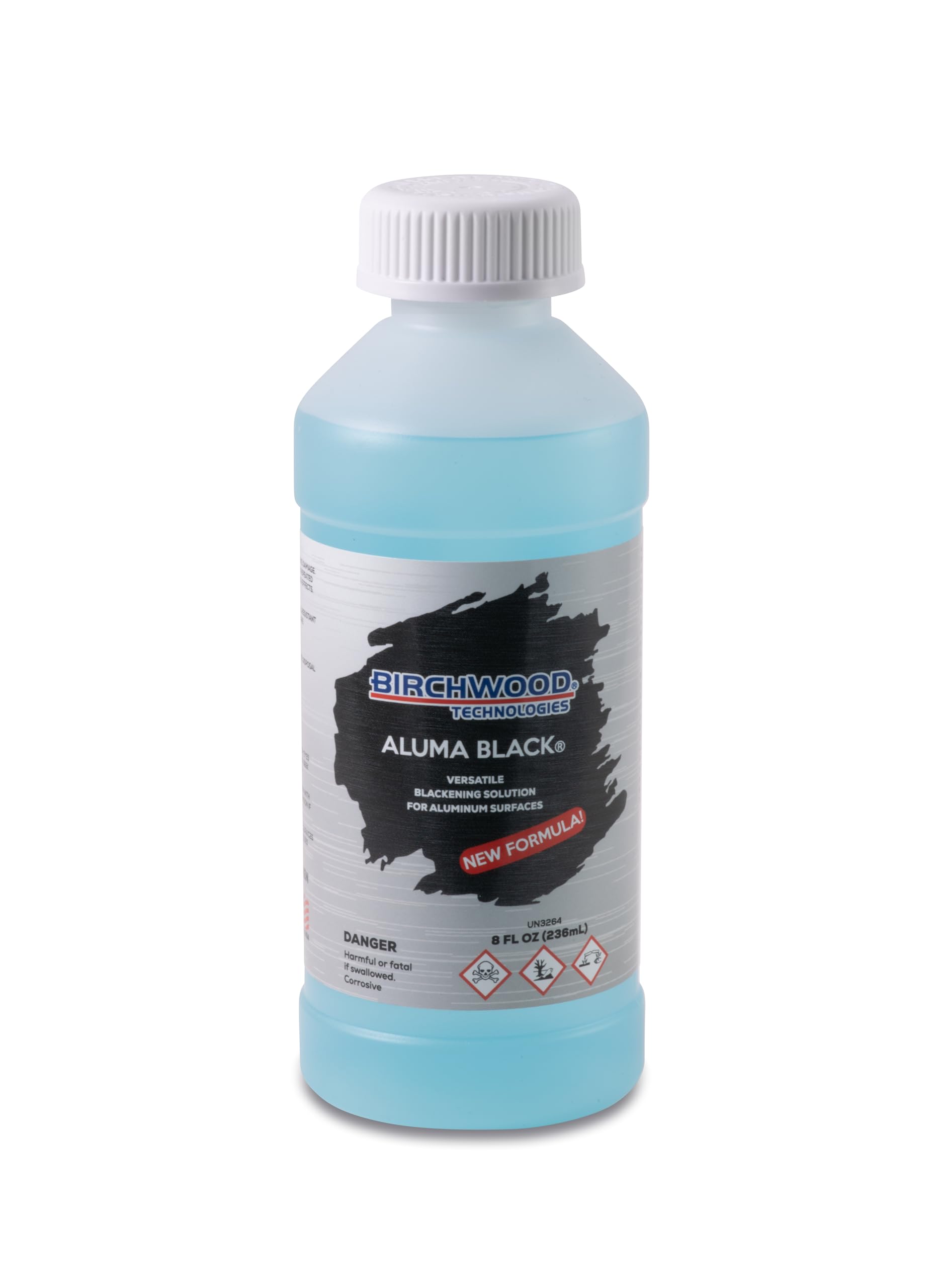 Birchwood Aluma Black Technologies - cold brush on blackening solution for aluminum alloys traditional patina blue and black oxide touch-up