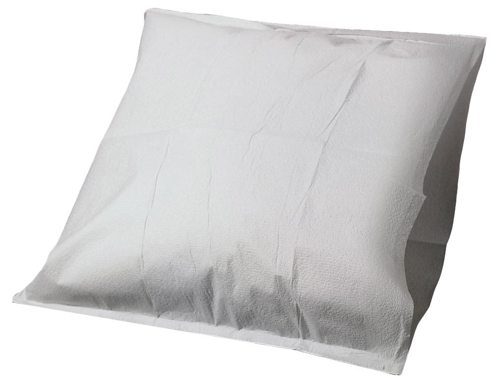 TIDI 919811 Choice Single-Use Headrest Cover, 1-Ply Tissue Headrest Cover, Poly-Lined, Essential Dental Supplies, White, Pack of 500, 13" Width, 10" Length