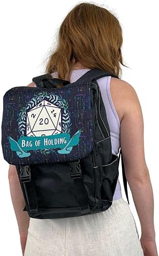 Miniatura 7 de Adventurer's Forge Dnd - Mochila de mano de RPG de mesa con hombros informales, accesorio para Dungeons and Dragons (D&D) para equipo de jugadores y