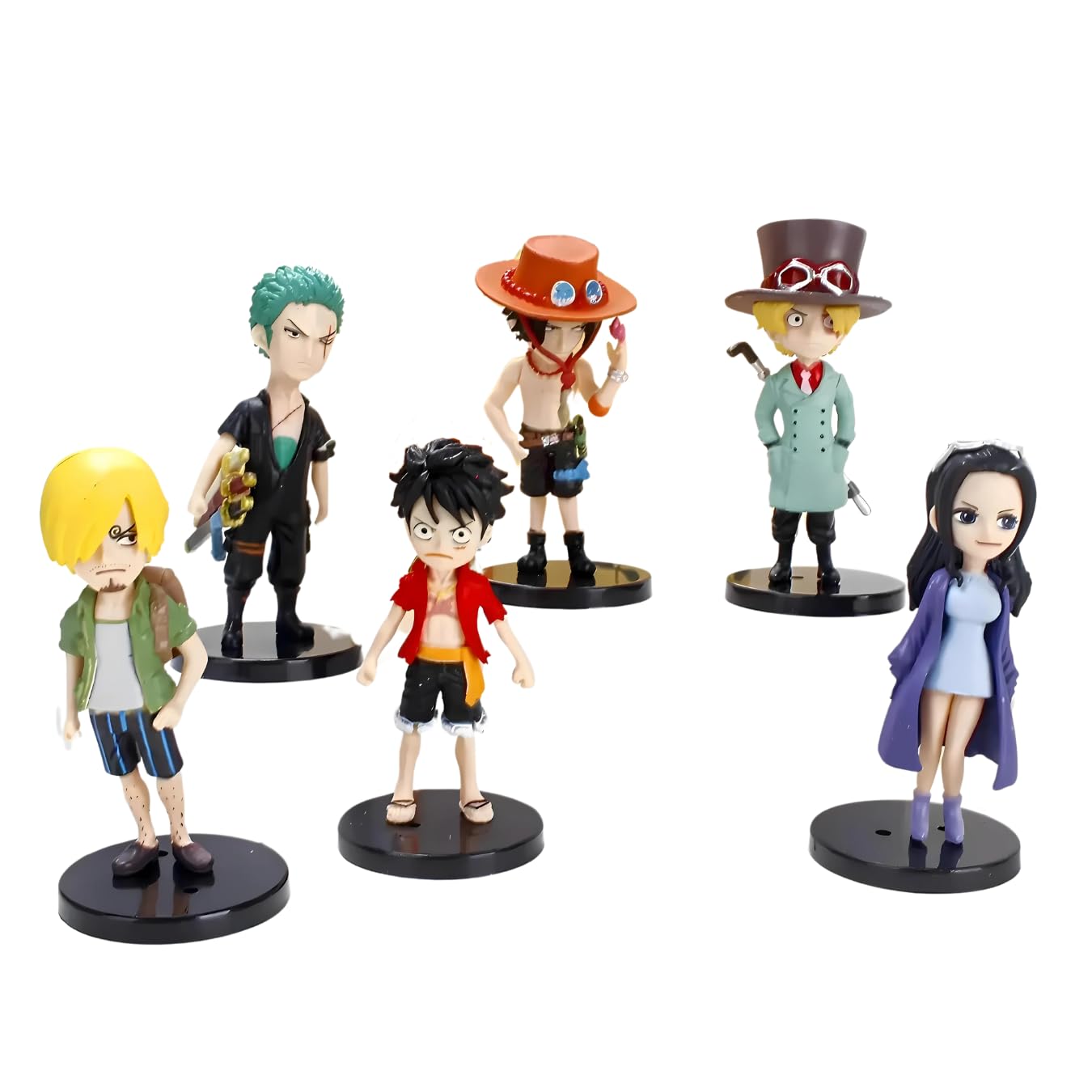 Realmkart Onepiece Action Figure Set of 6 Chibi Figures Featuring Zoro, Luffy, Sanji, Robin, Ace, and Sabo Premium Onepiece Action Figures Anime Action Figure for Anime Gifts, Office Table,Tabletop (B0DHLSVPL2) Amazon Price History, Amazon Price Tracker