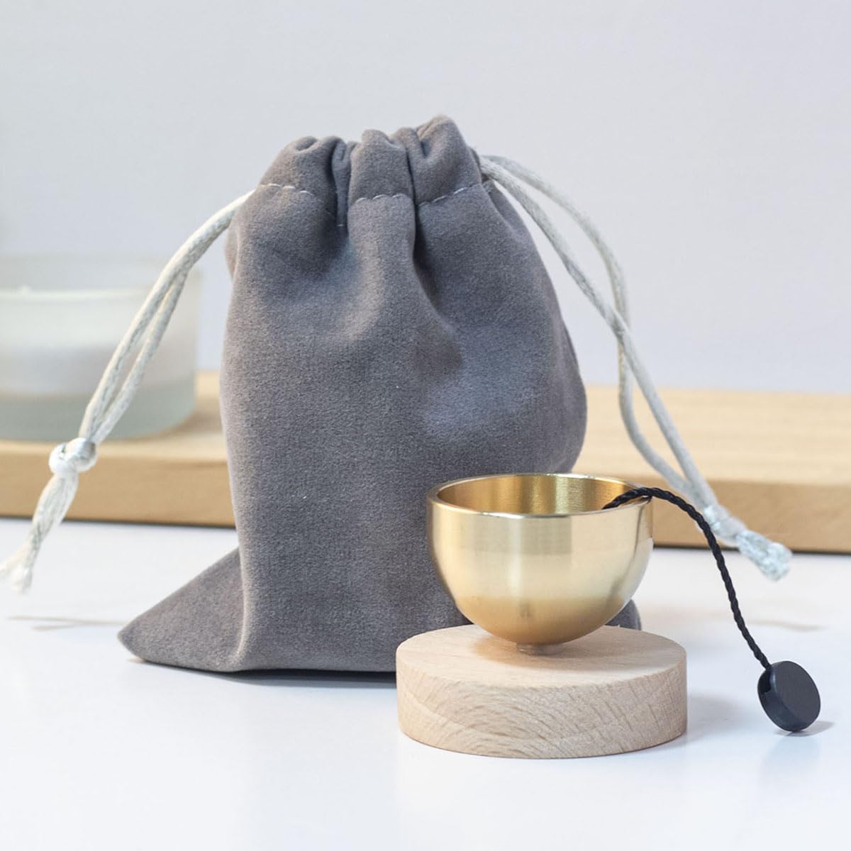 Mini klankschaalset (1 stuk) - Meditatieklankschaal met een helder en
