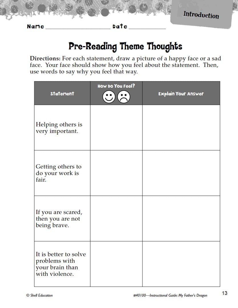 My Father's Dragon: An Instructional Guide for Literature - Novel Study Guide for Elementary School Literature with Close Reading and Writing Activities (Great Works Classroom Resource) - Image 5